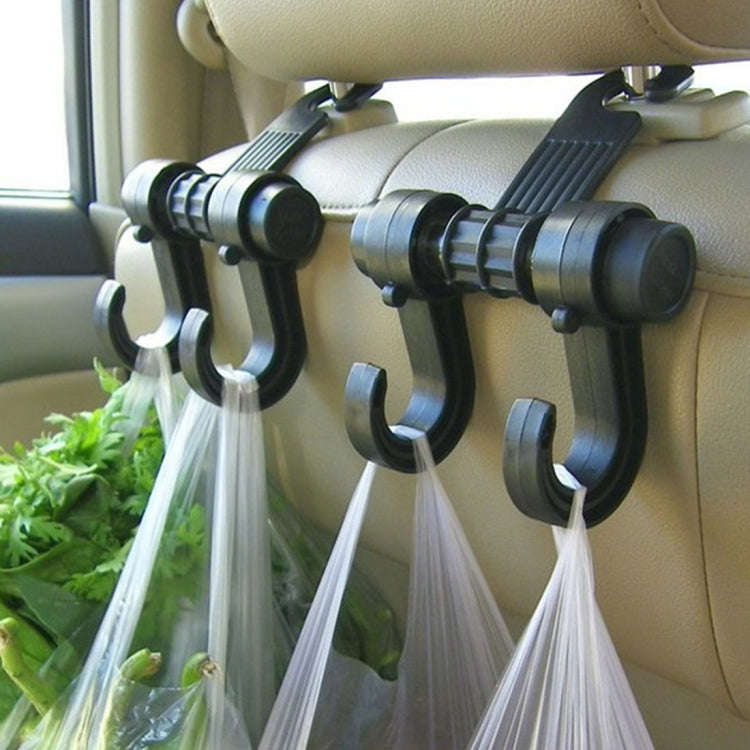 2pcs KANEED Car Vehicle Multi-functional Seat Headrest Bag Hanger Hook Holder Seat Headrest Hange...