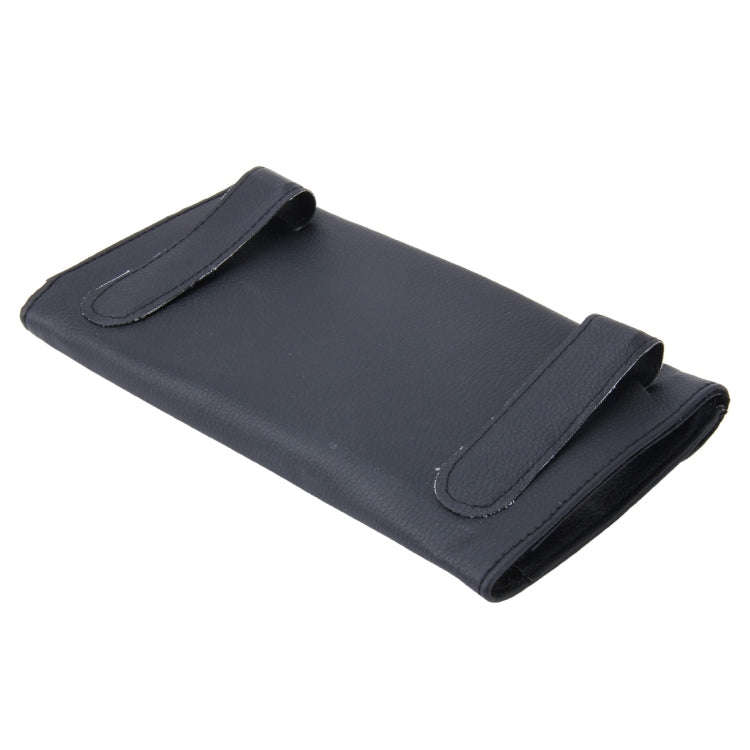 Elegant PU Leather Car Sun Visor Tissue Paper Holder Dispenser Box