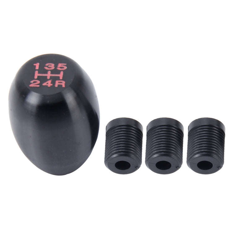 Car Universal Aluminum Gear Shift Knob(Black)