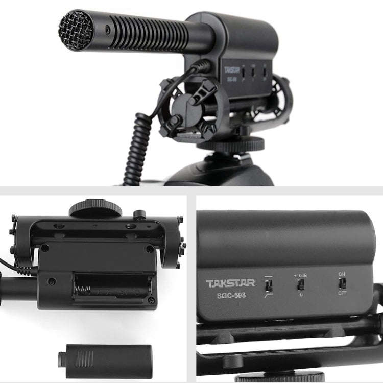 SGC-598 Condenser Recording Microphones Professional Photography Interview Dedicated Microphones ...