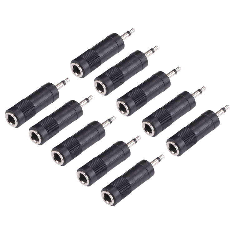 3.5mm Male to 6.35mm Female Mono Sound Converters Adapters (100 Pcs in One Package, the Price is ...