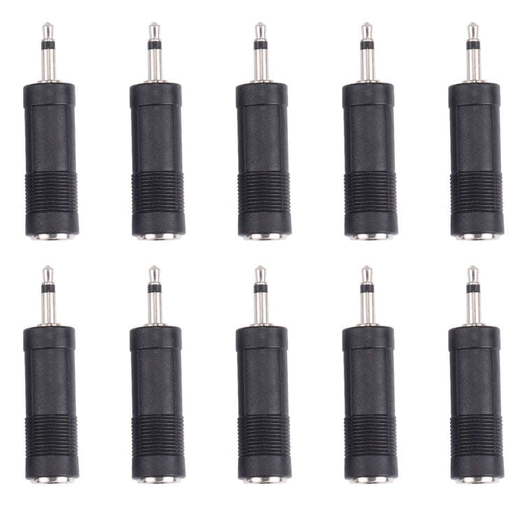 3.5mm Male to 6.35mm Female Mono Sound Converters Adapters (100 Pcs in One Package, the Price is ...
