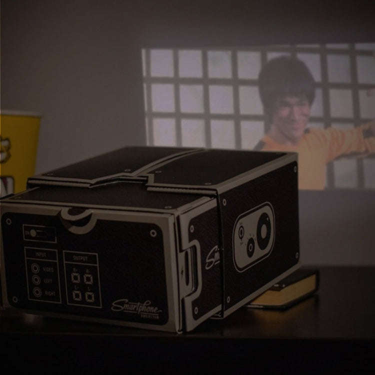 Cardboard Smartphone Projector 2.0 / DIY Mobile Phone Projector Portable Cinema