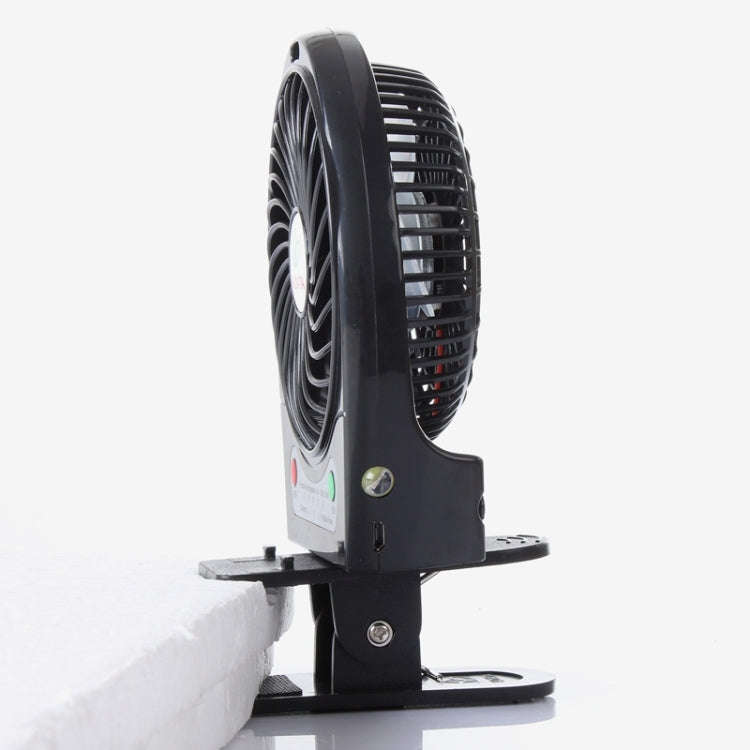 Hadata 4.3 inch Portable USB / Li-ion Battery Powered Rechargeable Fan with Third Wind Gear Adjus...
