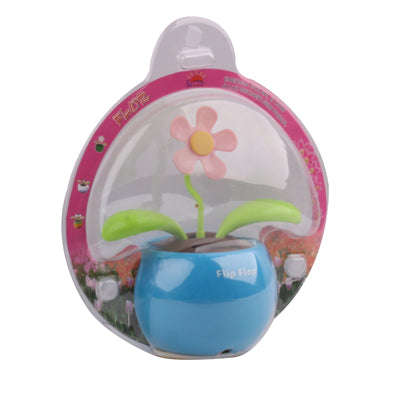 Solar Flip Flap Flower, Random Flower Color Delivery(Blue)