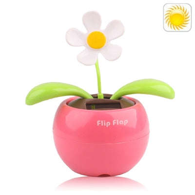 Solar Flip Flap Flower, Random Flower Color Delivery(Pink)