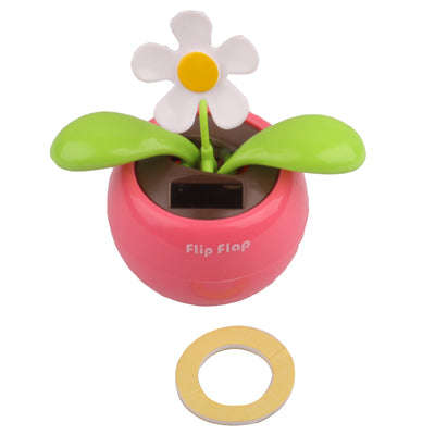Solar Flip Flap Flower, Random Flower Color Delivery(Pink)