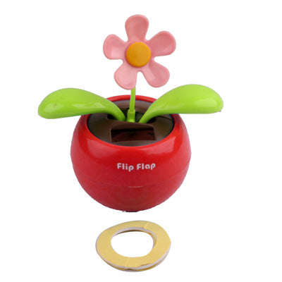 Solar Flip Flap Flower, Random Flower Color Delivery (Scarlet)