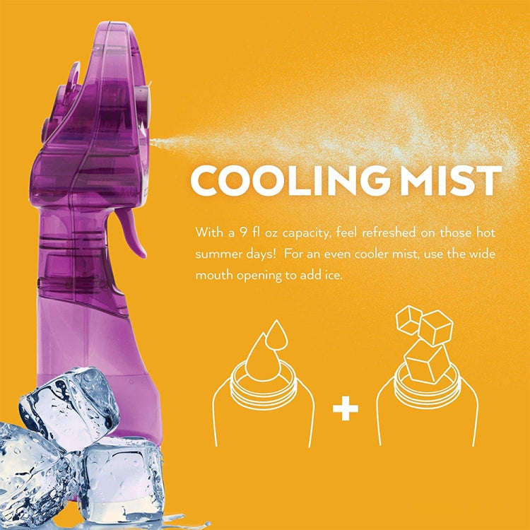 YC-8333 Hand-held Water Spray Fan (Color Random Delivery)