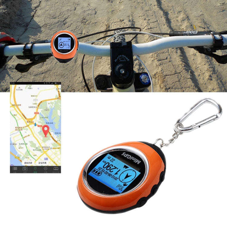 Keychain Handheld Mini GPS Navigation USB Rechargeable Location Finder Tracker for Outdoor Travel...