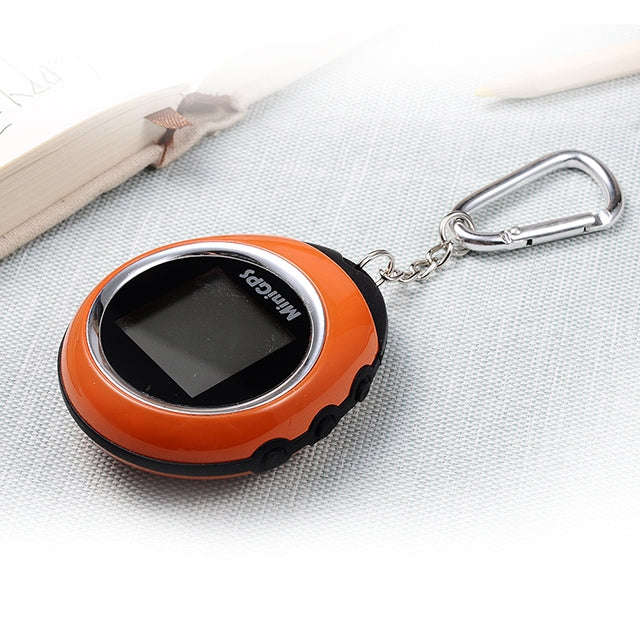 Keychain Handheld Mini GPS Navigation USB Rechargeable Location Finder Tracker for Outdoor Travel...