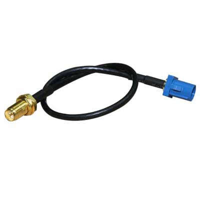 Fakra C Male to RP-SMA Female Connector Adapter Cable / Connector Antenna