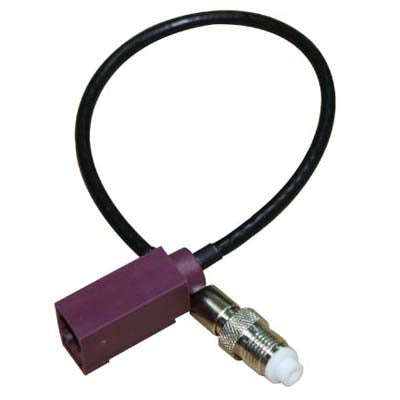 Fakra D Female to FME Female Connector Adapter Cable / Connector Antenna