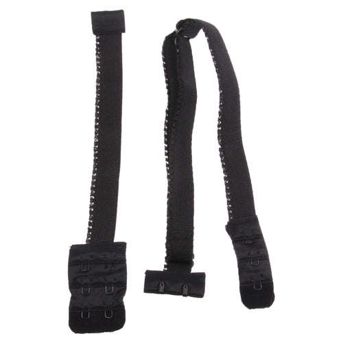Adjustable Low Back Bra Strap Converter Backless V Conversion Solution(Black)