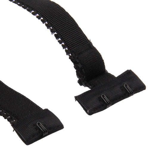 Adjustable Low Back Bra Strap Converter Backless V Conversion Solution(Black)