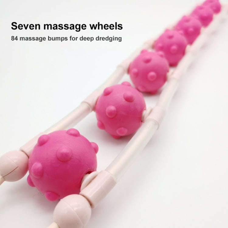 Waist and Back Massage Bead Ring(Pink)