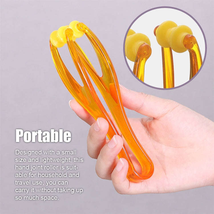 Y Type Convenient Finger Palm Massor Tool(Orange)
