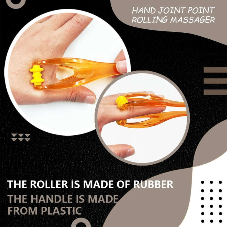 Y Type Convenient Finger Palm Massor Tool(Orange)