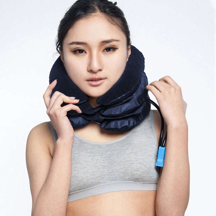Inflatable Air Cervical Neck Traction Device Soft Head Back Shoulder Neck Ache Massager Headache ...