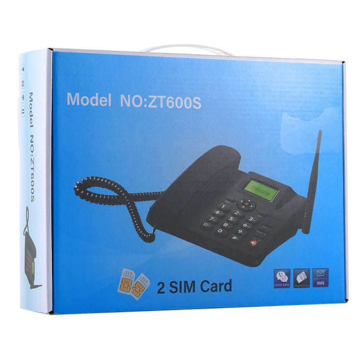 ZT600S  2.4 inch TFT Screen Fixed Wireless GSM Business Phone, Quad band: GSM 850/900/1800/1900Mh...