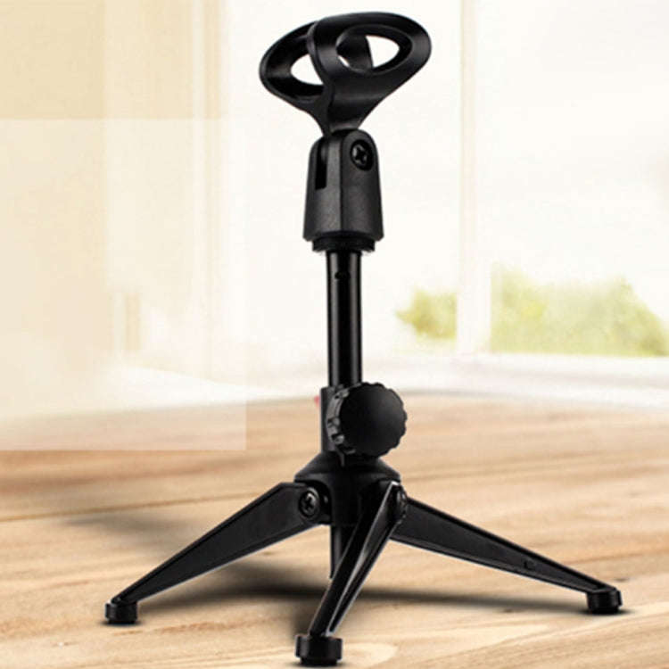 Extendable Adjustable Microphone Tripod Desktop Stand, Height: 19.5-24.5cm, For Live Broadcast, S...