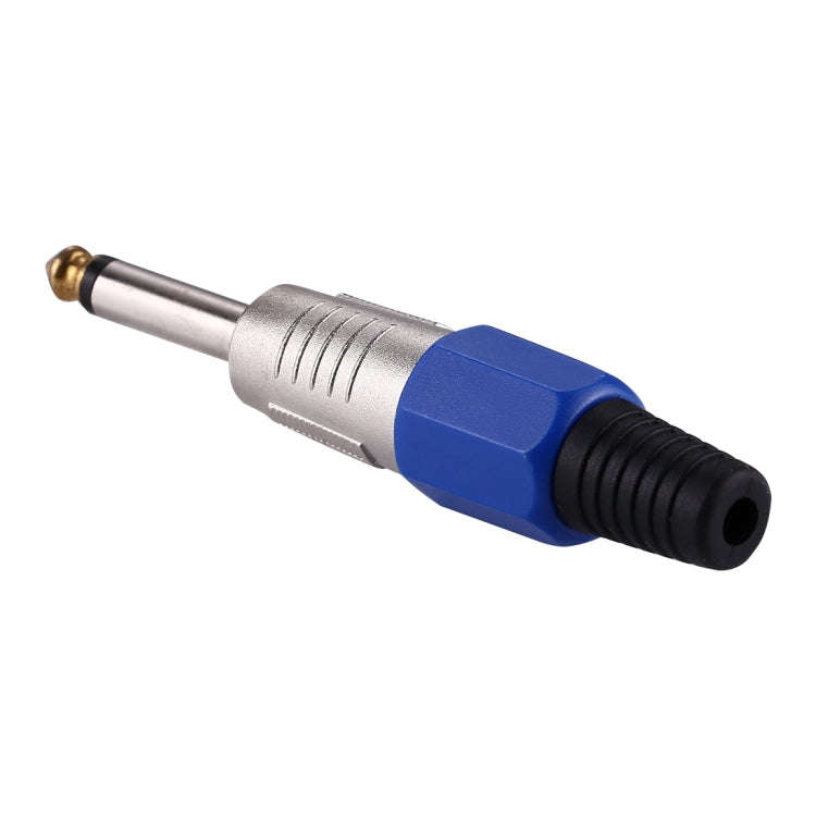 6.35mm Male Plug Microphone Patch Snake Cable TRS Connector Adapter