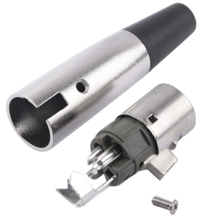 3 Pin XLR Female Plug Microphone Connector Adapter