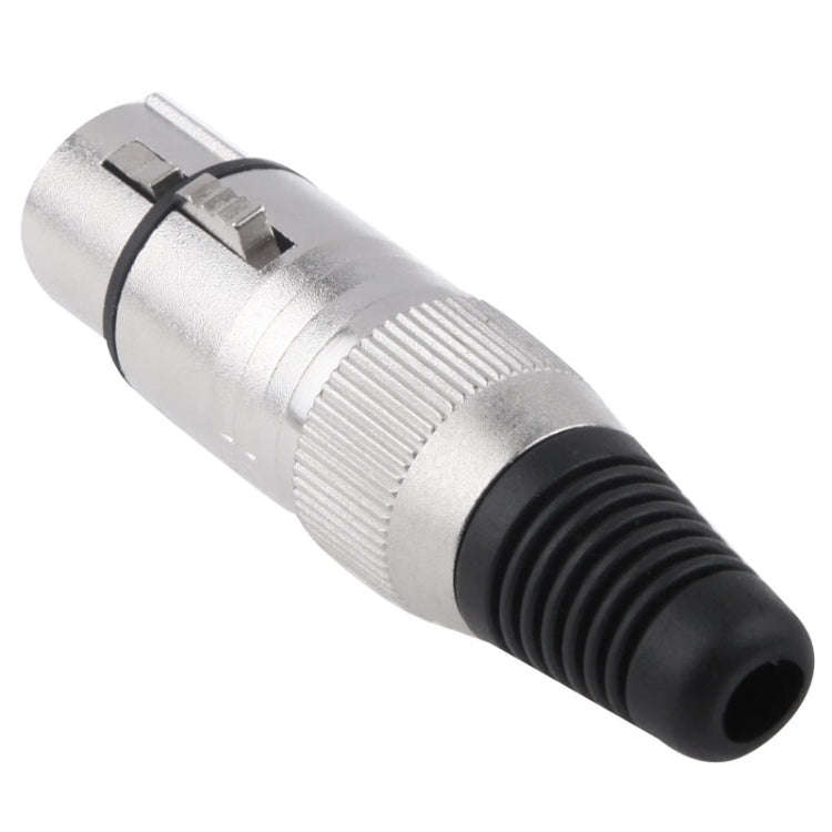3 Pin XLR Female Plug Microphone Connector Adapter