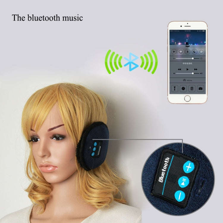 My-Call Bluetooth V3.0 Headset Warm Winter Earmuff for iPhone 6s & 6s Plus, iPhone 6 & 6 Plus/ iP...