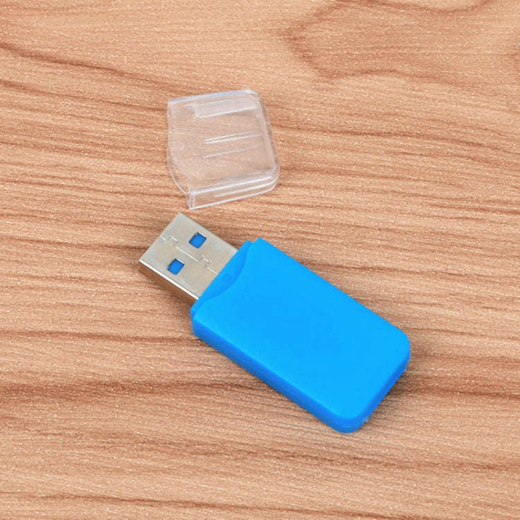 20 PCS Portable USB 2.0 Micro SD TF T-Flash Card Reader Adapter, up to 480Mbps, Random Color Deli...