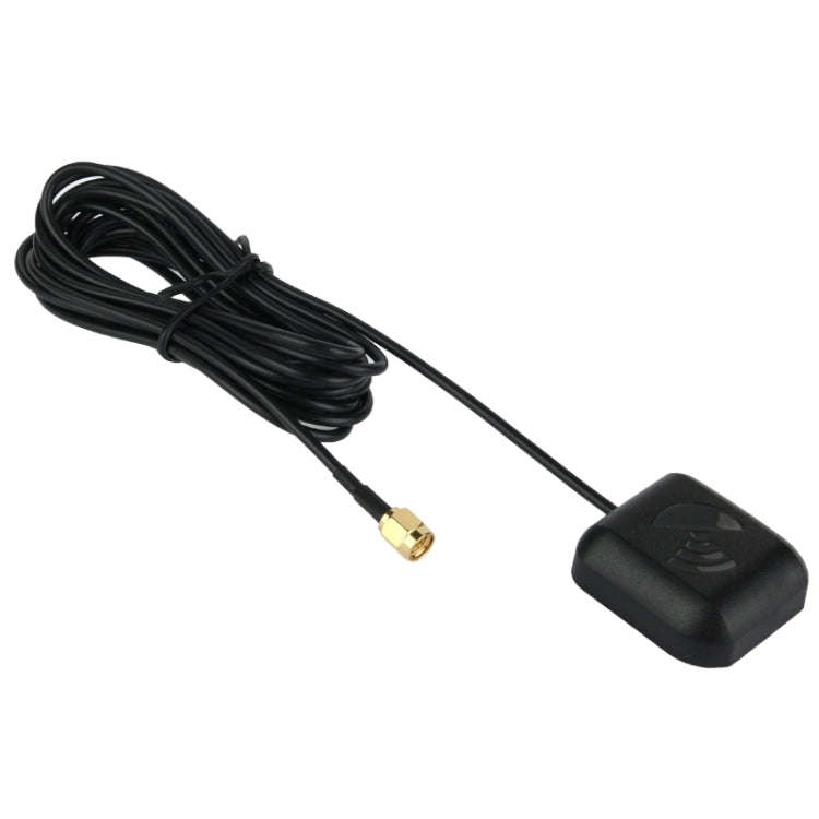 Vehicle GPS Antenna Active Receiver Magnetic Base Mount Adapter Aerial SMA Male Connector, Cable ...