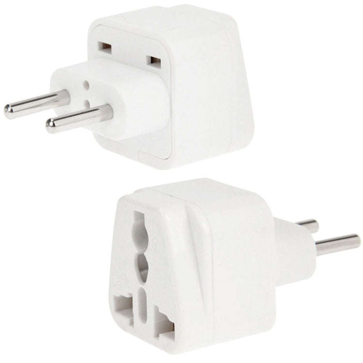 EU Plug Adapter Power Socket Travel Converter(White)