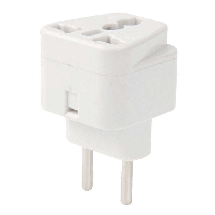 20PCS EU Plug Adapter Power Socket Travel Converter(White)