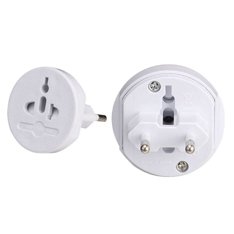 All in 1 EU + AU + UK + US Plug Travel Universal Adaptor(White)
