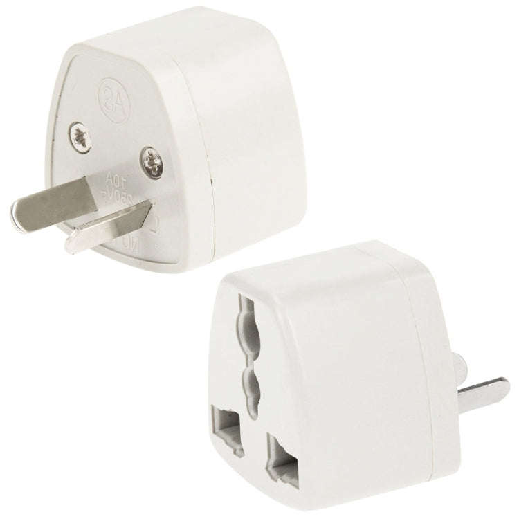 Plug Adapter, Travel Power Adaptor with AU Socket Plug(White)