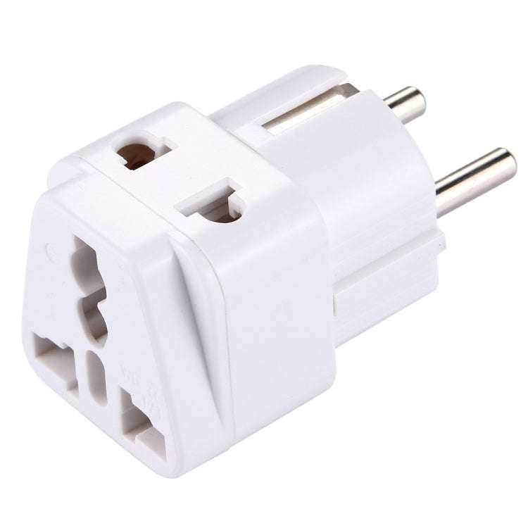 WD-9 Plug Adapter, Travel Power Adaptor with Europe Socket Plug(White)