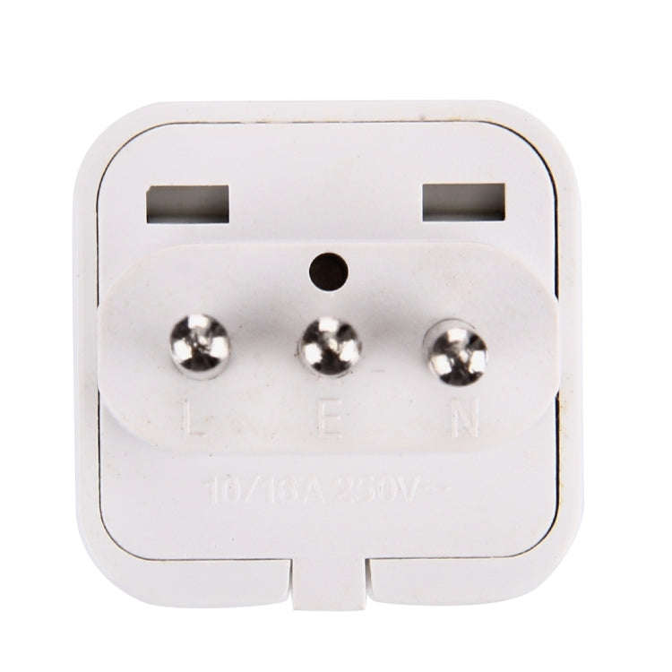 Plug Adapter, Travel Power Adaptor with Italian Plug(White)