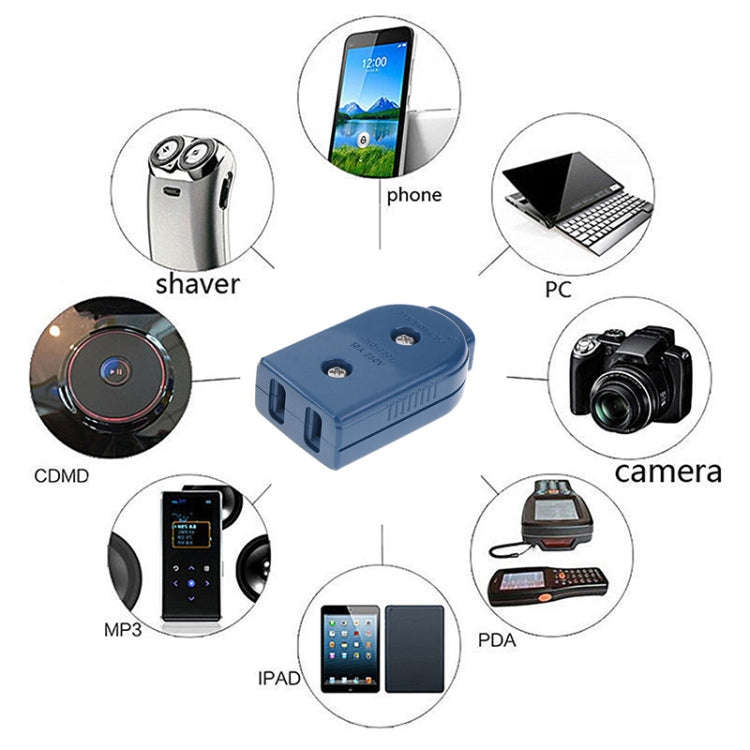 US Plug Female AC Wall Universal Travel Power Socket Plug Adaptor
