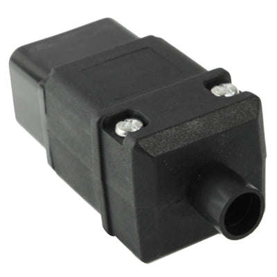 3 Prong Male AC Wall Universal Travel Power Socket Plug Adaptor(Black)