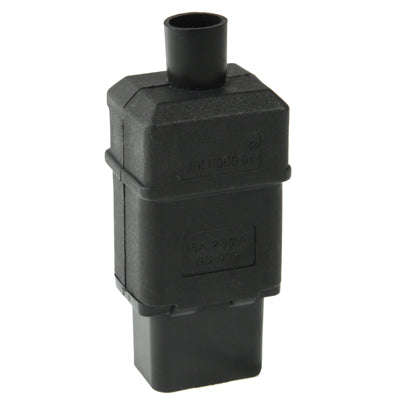 3 Prong Female AC Wall Universal Travel Power Socket Plug Adaptor(Black)