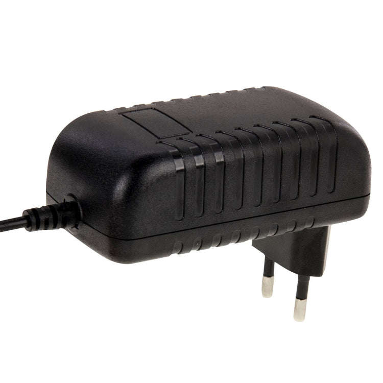 EU Plug AC 100-240V to DC 12V 3A Power Adapter, Tips: 5.5 x 2.1mm, Cable Length: about 1.2m(Black)
