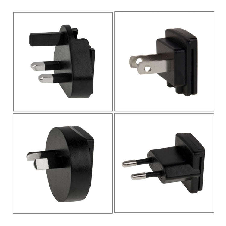 4 in 1 EU Plug + US Plug + UK Plug + AU Plug AC 100-240V to DC 12V 3A Power Adapter, Tips: 5.5 x ...