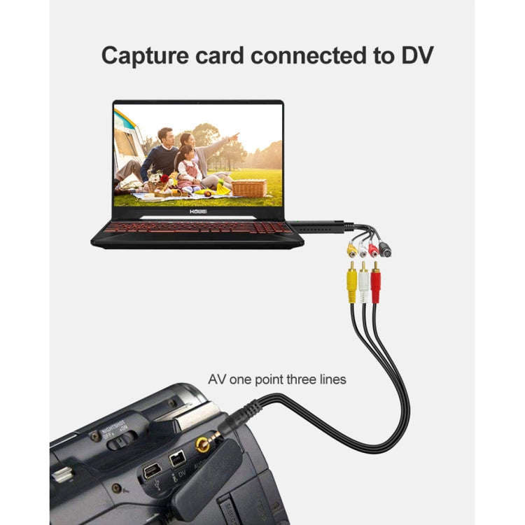 DVD Maker USB 2.0 Video Capture & Edit (Easy CAP), Support MPEG-1/MPEG-2 Compression Format, Chip...
