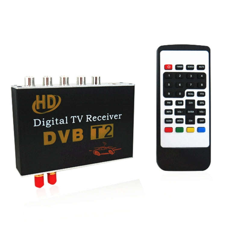 High Speed 90km/h H.264 / AVC MPEG4 Mobile Digital Car DVB-T2 TV Receiver, Suit for Europe / Sing...