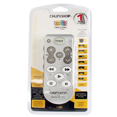 ChunGhop Universal Learning Remote Control L102(White)