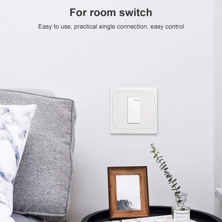 Wall Plate with Screw for Blank Inserts - 1 Hole, Use around the world(White)