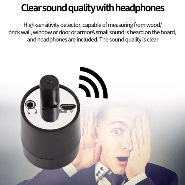 Powerful Audio Wiretap Listen Device Fold Ear Amplifier Wall Door Eavesdropping Surveillance with...