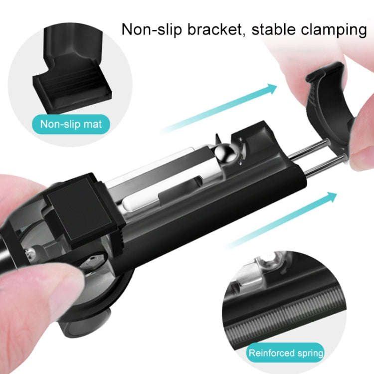 CYKE P9 Universal Stretchable Hidden One-piece Wireless Bluetooth Selfie Stick(Black)