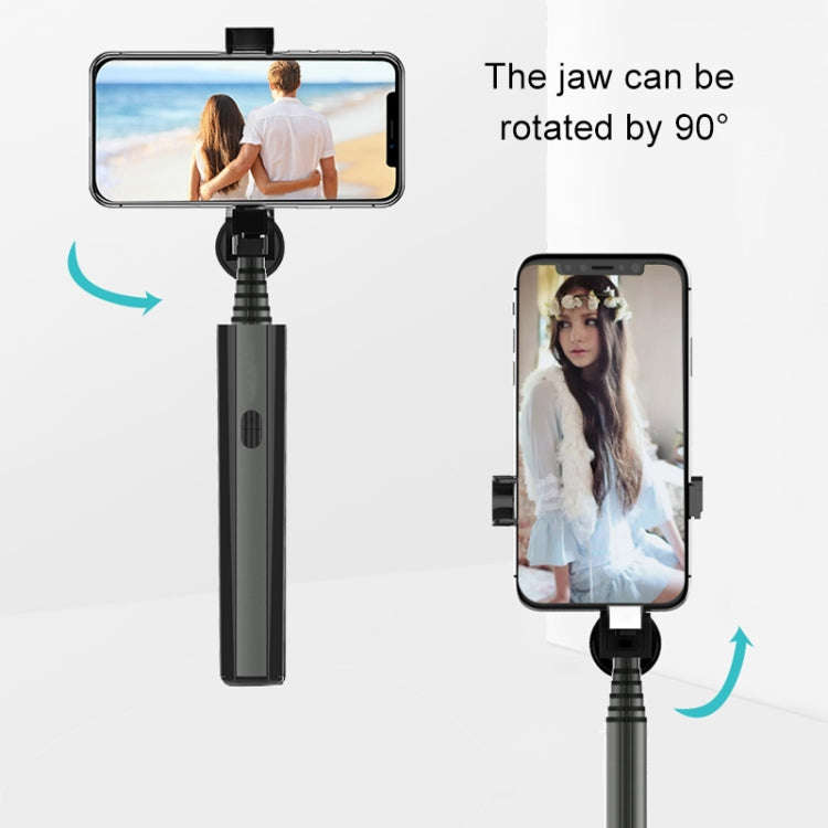 CYKE P9 Universal Stretchable Hidden One-piece Wireless Bluetooth Selfie Stick(Black)