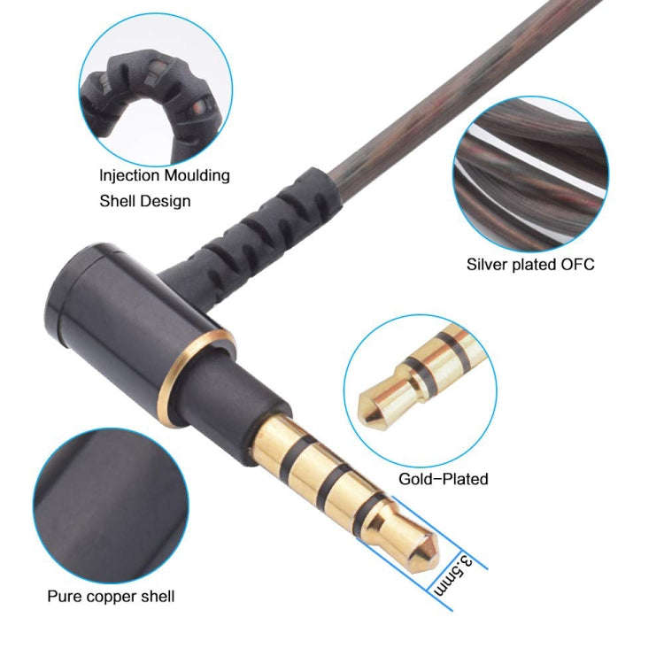 ZS0114 For Sony XBA-N3AP / XBA-N1AP 3.5mm Male to MMCX Wire Control Earphone Audio Cable, Cable L...